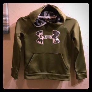 🚫Sold🚫 Green Under Armour hoodie